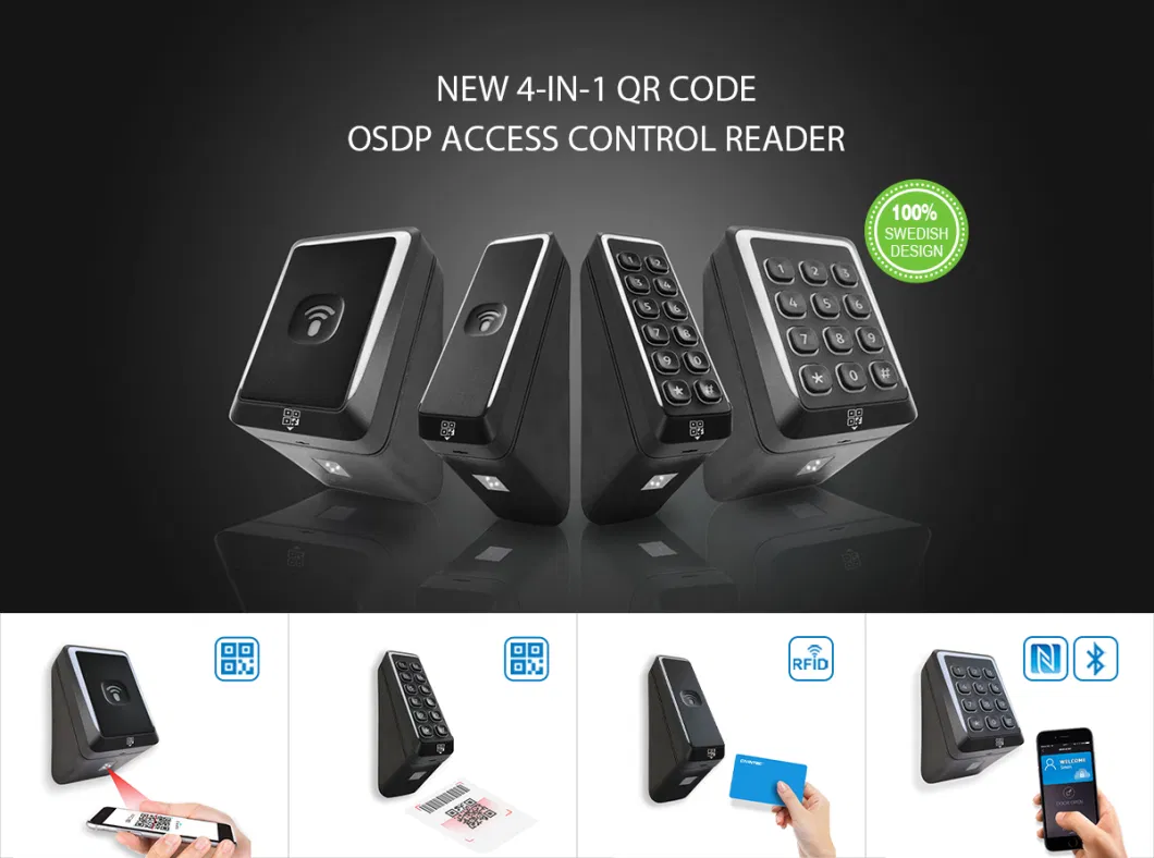 OEM Wiegand Qr Code Bar Code Scanner RFID NFC Reader with Logo Printing Service