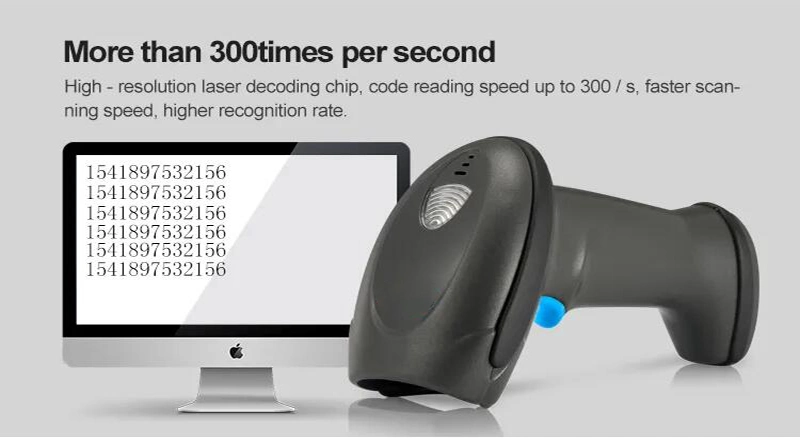 OEM High Quality Sensitive Handheld POS Laser 1d Barcode Scanner